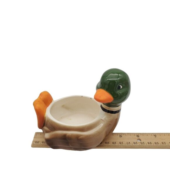Josef Vintage Mallard Duck Planter Soap Trinket Dish‎ Ceramic Whimsical Vintage - Picture 7 of 7